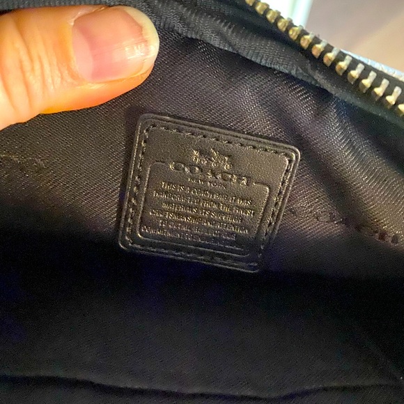 Coach Sadie Crossbody Silver Pebble Leather - Picture 9 of 9